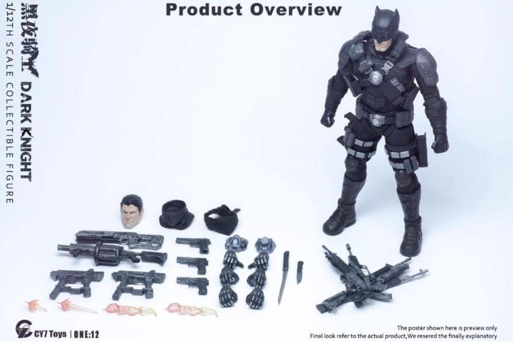 [USED] CY7 TOYS 1/12 Dark Knight Batman with Pre-order Bonus
