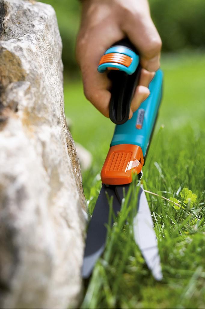 GARDENA Vejos žirklės Comfort 360 laipsnių besisukantys ašmenys Kairės ir dešinės pusės rankena Produktas iki 25 metų (naudoti) Peteliškės formos 08735-20 Garantija