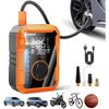 Portable Tire Inflator – Compact, Efficient, Car Air Compressor 150 PSI, Air Pump with LED Light for Car, Motorcycle, Electric Bike, and Bicycle