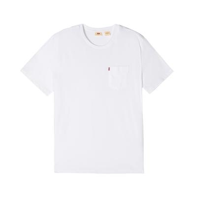 Levis Standard American Vintage Lässiges Baumwollstrick Kurzarm T-Shirt Unisex Tops 006WX-0001