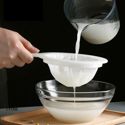 Reutilizabile Nylon Filtru Mesh Strainer Lingură Super Fine Strecurătoare Mesh Sită Strainer pentru Miere Suc Soia Lapte Cafea Iaurt Filtre