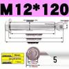 Stainless Steel Expansion Screw: Hexagonal Head with Internal Expansion (304/201), Sizes M6, M8, M10, M12.
