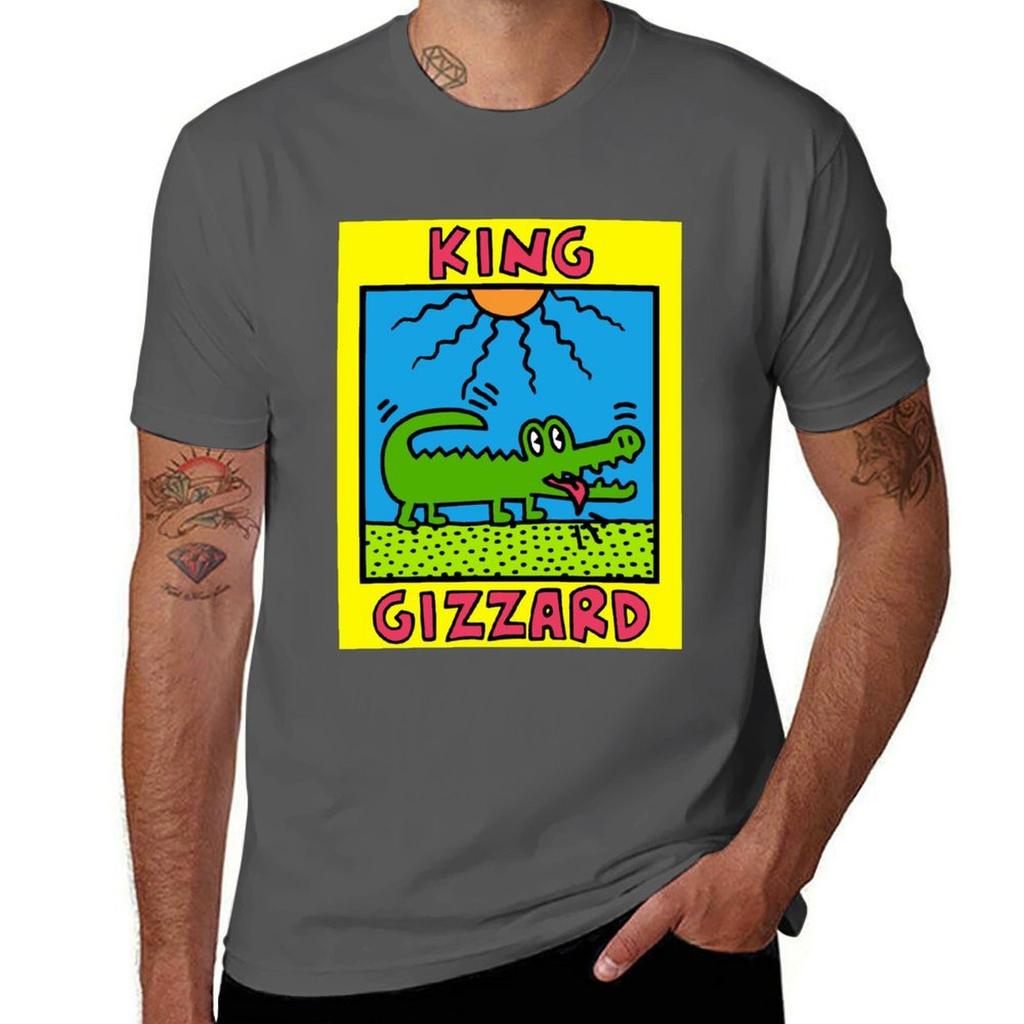 King Gizzard Design All Proceeds To Charity Tshirt Work Wear Simple Tee Shirt