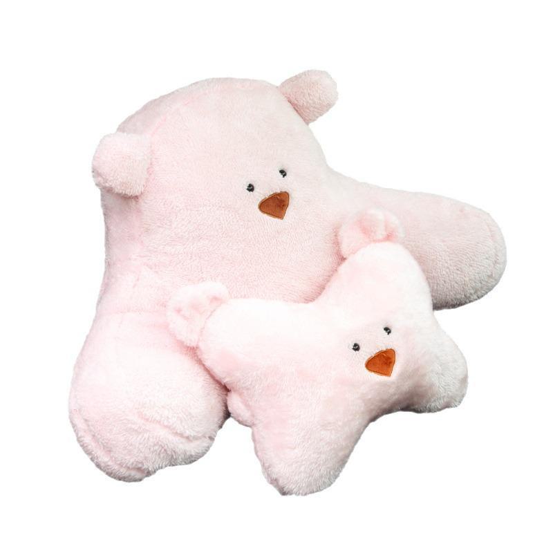 Bear Back Cushion for Car- Comfortable Waist Support Pillow with Cute Design
