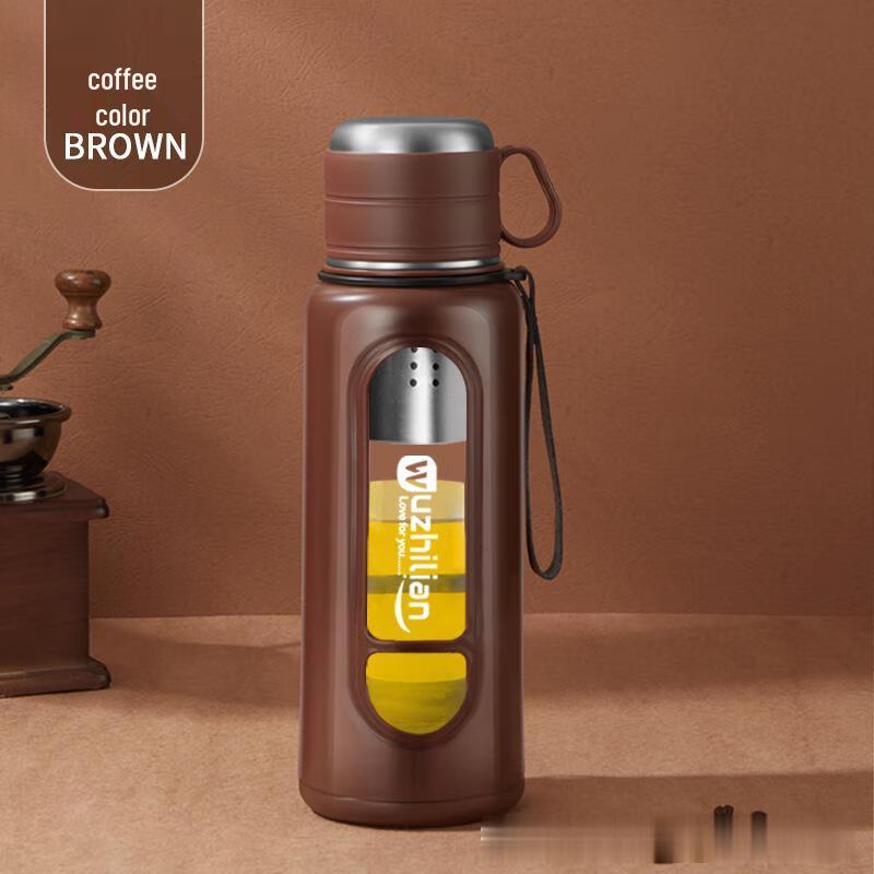 Changqi Extra Large Double-Layer Heat-Resistant Glass Water Bottle