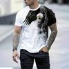 Heren Zomer Mode T-shirt Adelaar 3D Geprint Kortmouwig T-shirt Zomer Buiten Vrije Tijd Sneldrogend Ademend T-shirt