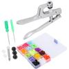 Button Tool Snap Fasteners Hand Pressing Pliers Snap Fasteners Kit Sewing Button Punching Machine Hand Pressing Pliers Tools Set