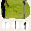 Golf Monopod Phone Holder Aluminum Alloy with Ground Stake Smartphone Mount Selfie Rod for Training