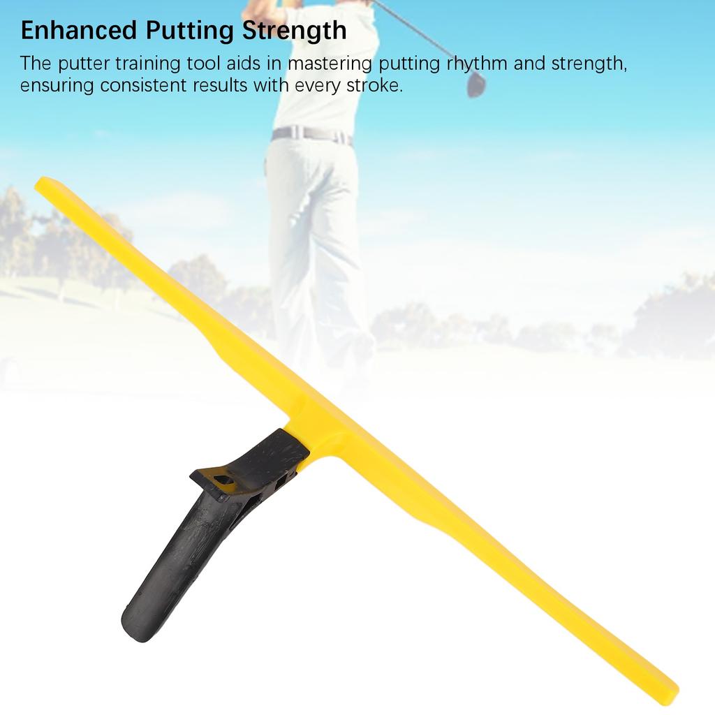 Golf Putting Aid Trainer T Shaped Improved Accuracy Enhanced Putting Strength Golf Swing Training for All Levels