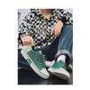 Herren Canvas Low-Top Sneaker Lässige Schnürschuhe mit Kontrast-Fersenkappe für den täglichen Gebrauch