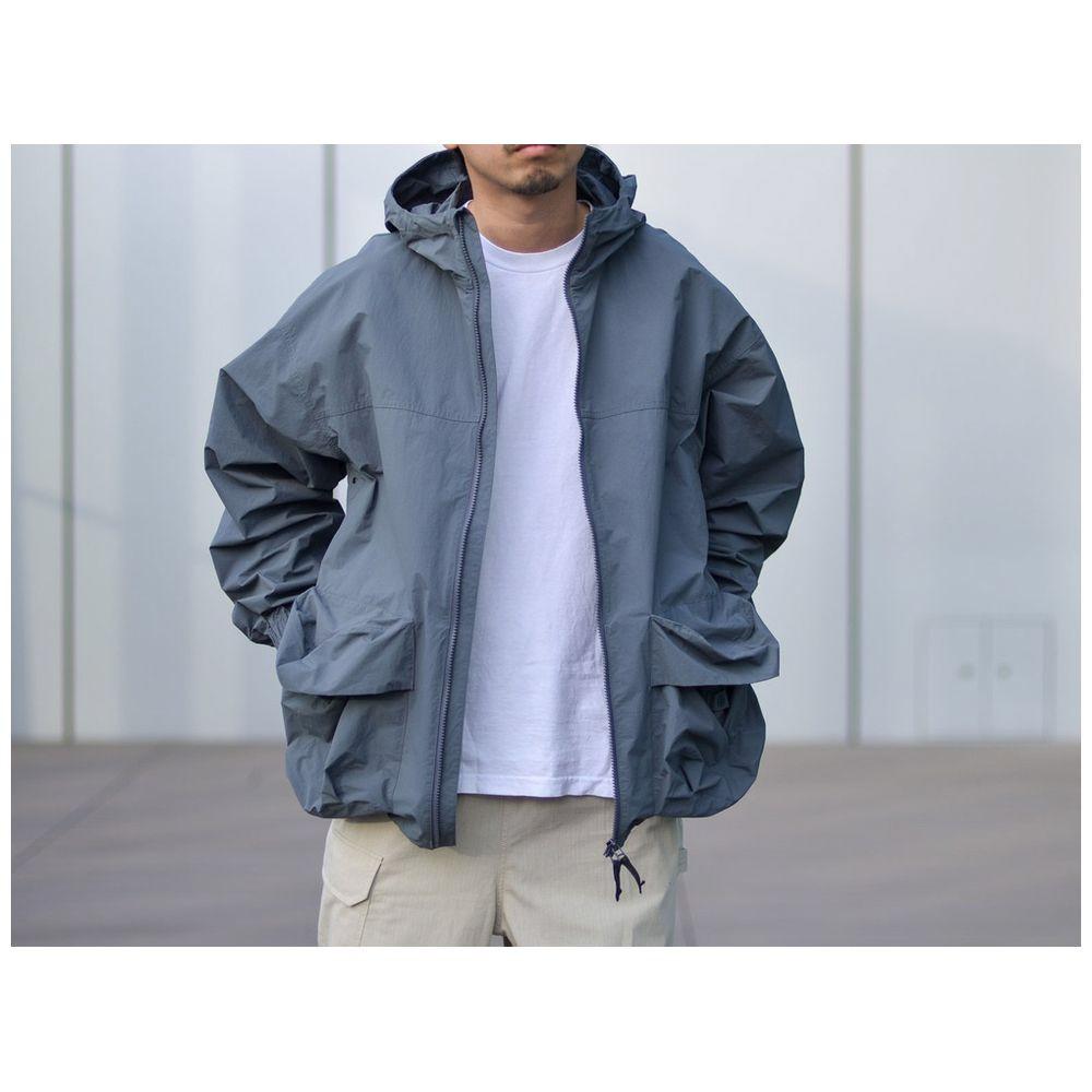 Snow Peak Unisex Nylon Tussah Jacket Grey Jk 25su00803012 [Unisex M Size]
