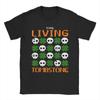 Herren The Living Tombstone St. Patrick's Totenköpfe T-Shirts Rock 100% Baumwolle Oberteile Lustige Kurzarm Rundhals T-Shirts Sommer T-Shirts