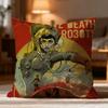 Popular L-LLove Death & Robots Cushion Cover Soft Washable Pillow Case Multi-Scene for Couch Bed Travel Office Use