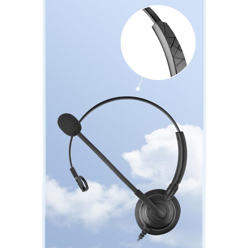 USB Headset Noise Cancelling Microphone for PC and Laptop for Online Classes and Business Meetings Noise Cancelling