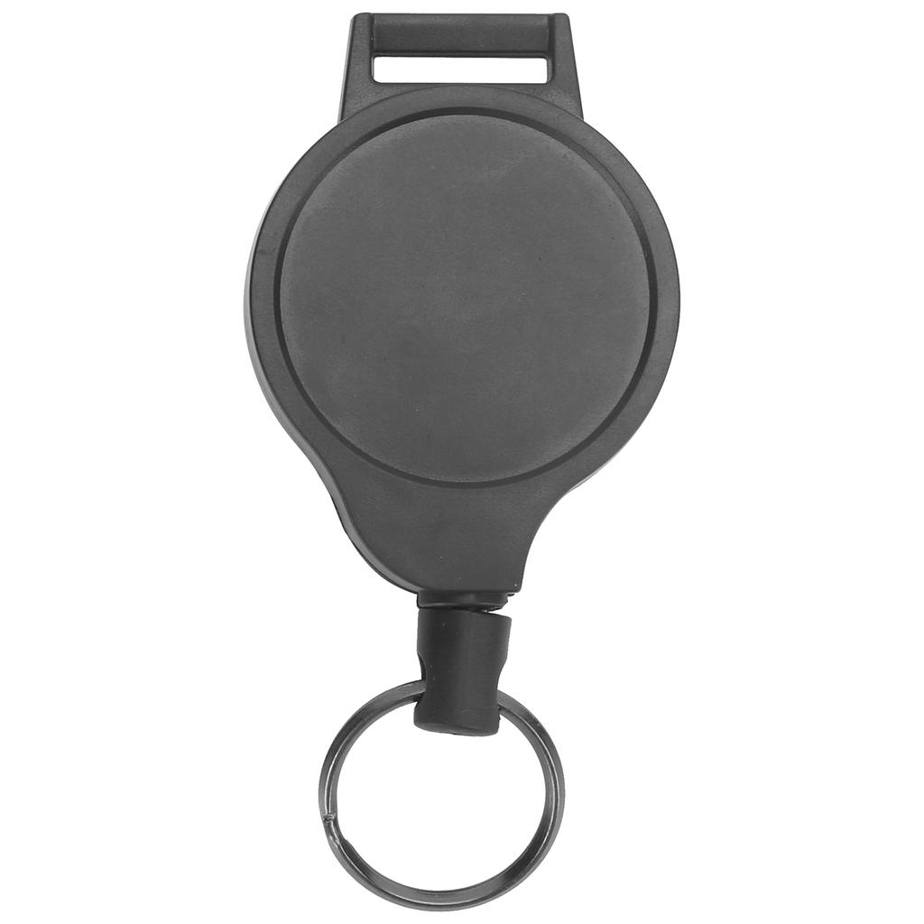 Retractable Steel Wire Rope Key Holder Telescopic Key Chain Ring with Clip for Outdoors