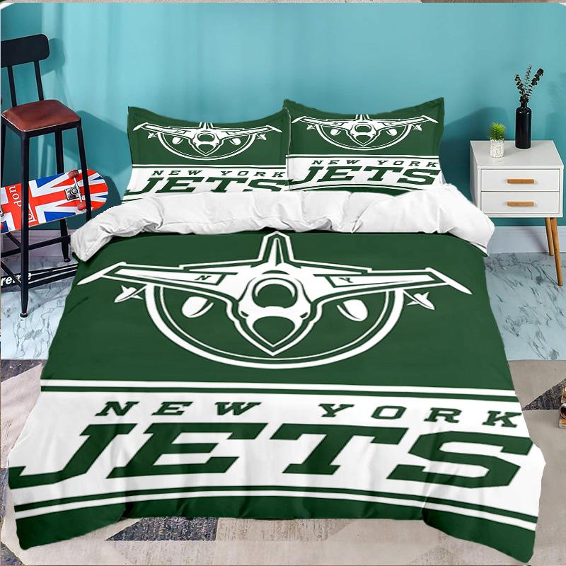 Jets Helm 3-teiliges Bettwäsche-Set, inklusive 1 Bettbezug und 2 Kissenbezügen. Perfektes Geschenk zu Weihnachten, ideal für Schlafzimmer, Studentenwohnheim.