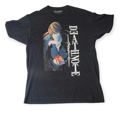Death Note Light Yagami T Shirt  Size S Black Anime Horror Shonen Jump Unisex T-Shirt