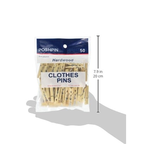 Wooden Cross Pins (S) 50 pieces PO-480-50