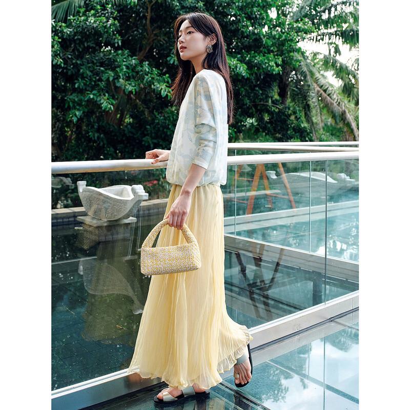 Anna Kou 2025 Sommer Elegante Lilie Langarm Strickjacke