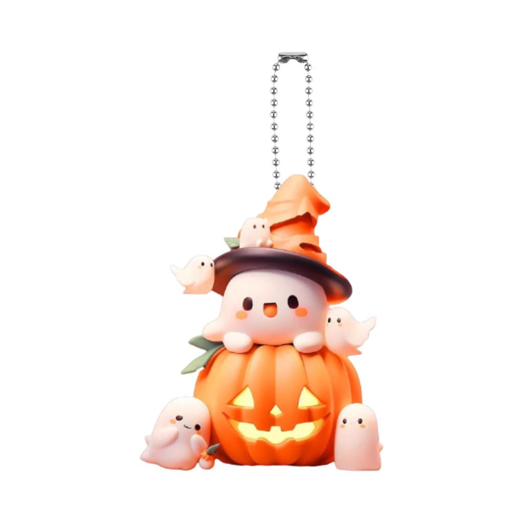 2D Akrylový Halloweenský Kreativní Přívěsek na Auto s Dýní, Klíčenka, Závěs na Batoh