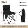 Portable Outdoor Folding Chair with Backrest for Camping and Art Sketching