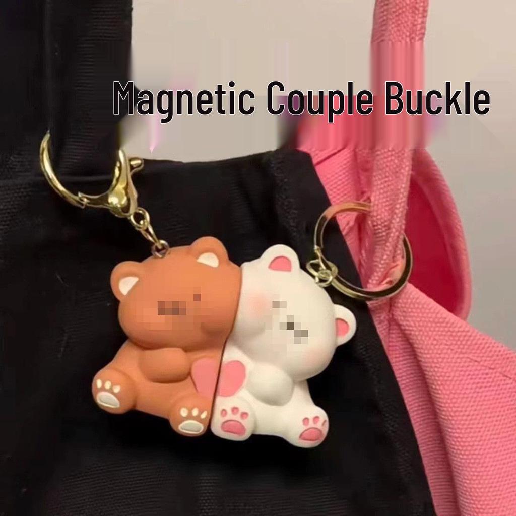 Chiiikawa Couple Pendant Magnetic Keychain - Friendship Gift for Besties