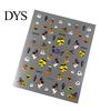 Parties Nail Art Stickers Halloween Stickers, 5D Embossed Skull Pumpkin Ghost Relief Supplies Decals, Waterproof Self Adhesive Manicure Decoration