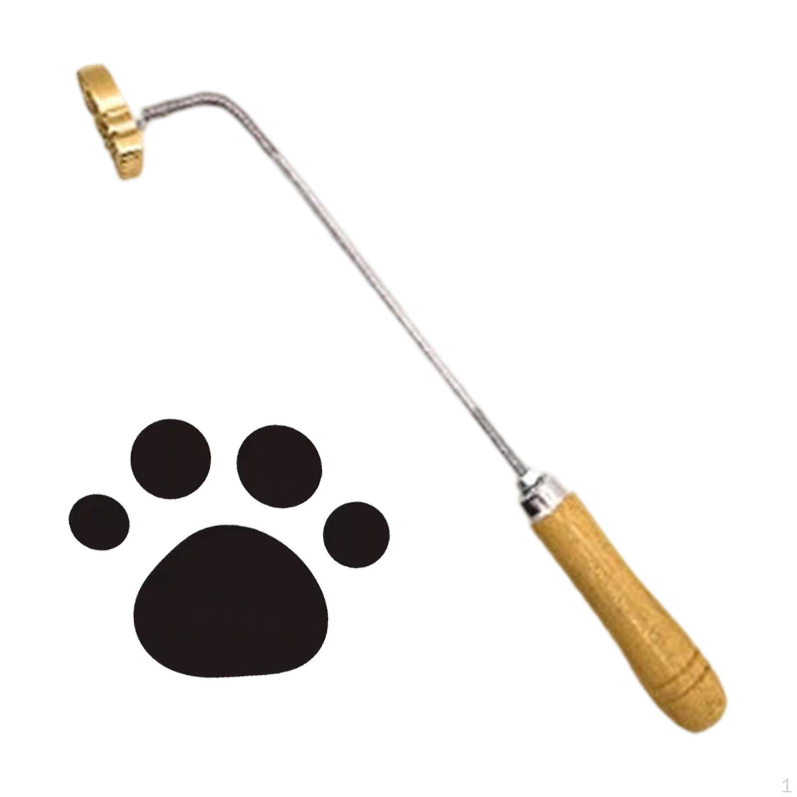 

Branding Iron for Cake Stamp Baking Tool Stamping Meat Steaks Bread Cat Paw