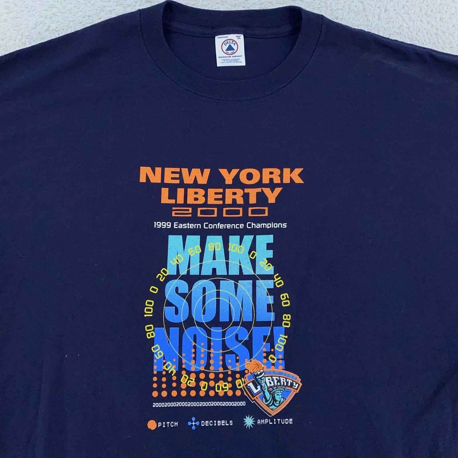 

Vintage 2000 New York Liberty Shirt Size XL WNBA Basketball Champions 1999 90s 4XL