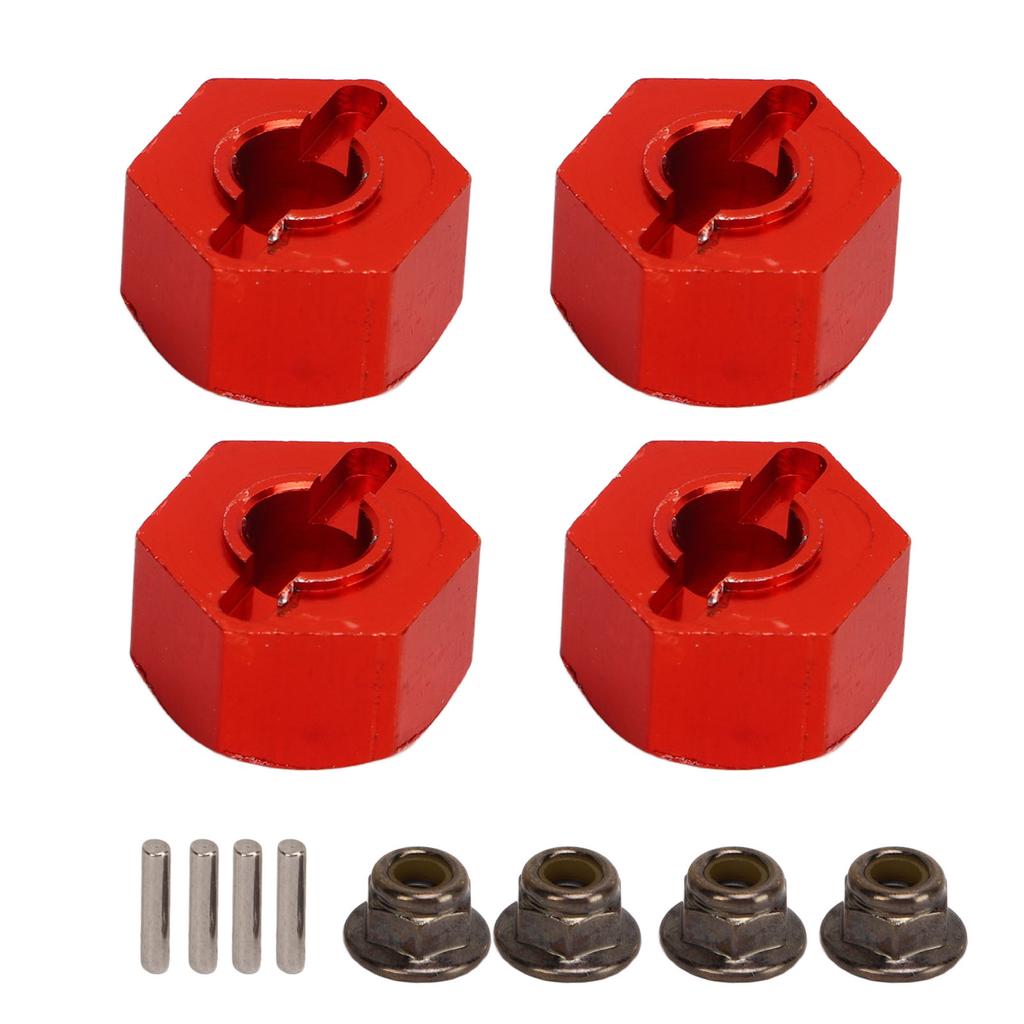 Hex Hubs Wheel Adapters with 4 Pins 4 Nuts CNC Machining Aluminum Wheel Hex Drive Hub Adaptor for