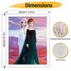 Disney Elsa Anna Paint By Number Kit Number Drawing Canvas DIY Picture Home Decor Disney Princess Oil Painting Art Wall Decoration Gift