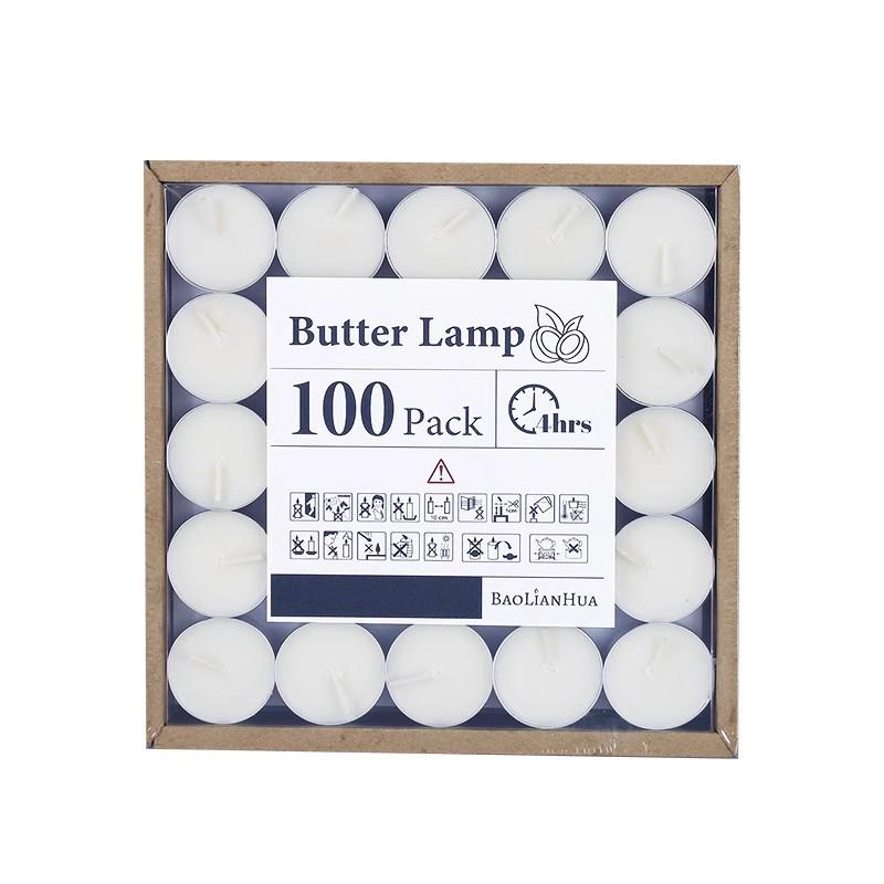 Smokeless Odorless White Tea Light Candles for Heating, Scented Candle Wax for Sealing, and Warming Tea.