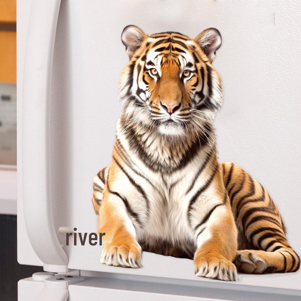Removable Tiger Wall Sticker FC1077 - Waterproof & Oilproof