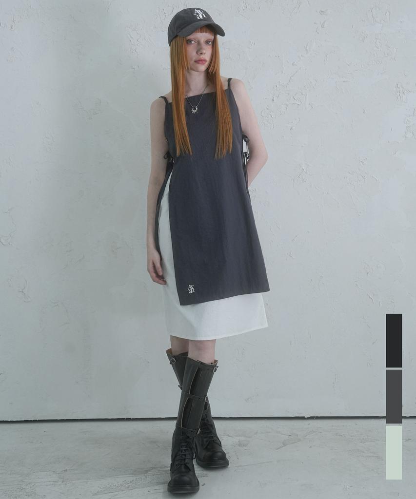 Urban Dress Apron Taslan Layered Dress - 3Col