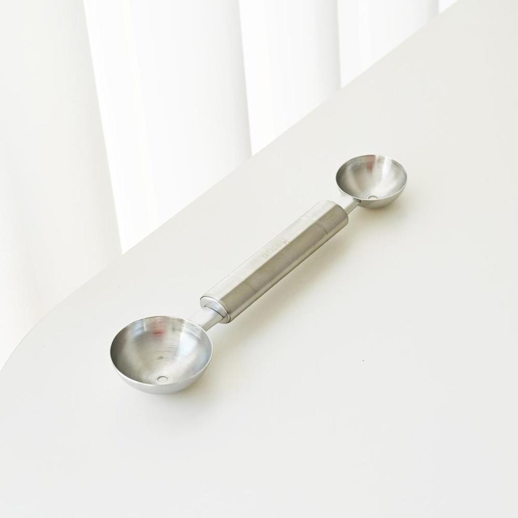 Hiroyuki Stainless Steel Melon Flower Scoop