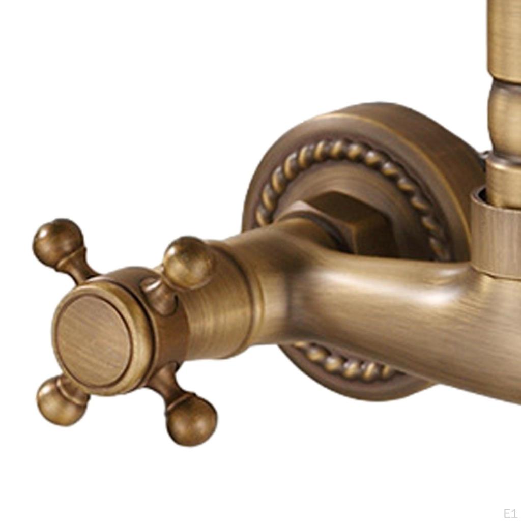 Mounted Kitchen Faucet And Cold Water, Flexible Mixer Tap with Double Handle for Restaurant, RV,