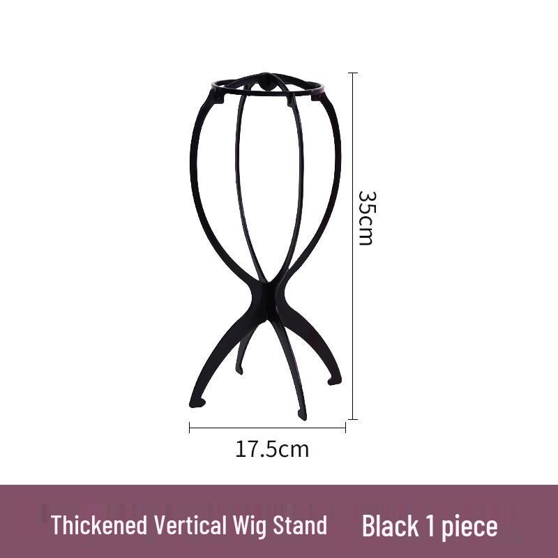 Thickened Plastic Foldable Wig Stand & Hair Support Shelf