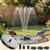 13/16/18cm Solar-powered bird bath fountain pump Floating Solar Water Fountain Pool Pond Waterfall Fountain  Floating Water Pump
