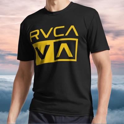 New Shirt RVCA VA Active Logo TEE T-Shirt Funny American Size S To 5XL