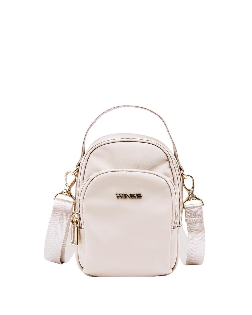 Rosella Beige Small Crossbody Bag