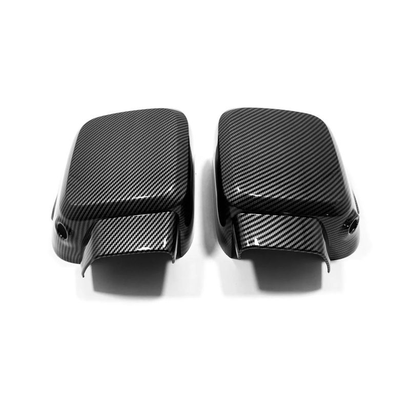 For GWM Great Wall Tank 300 ABS Carbon Fiber Rearview Mirror Cover Eyebrow Frame Trims Sticker Car Accessories