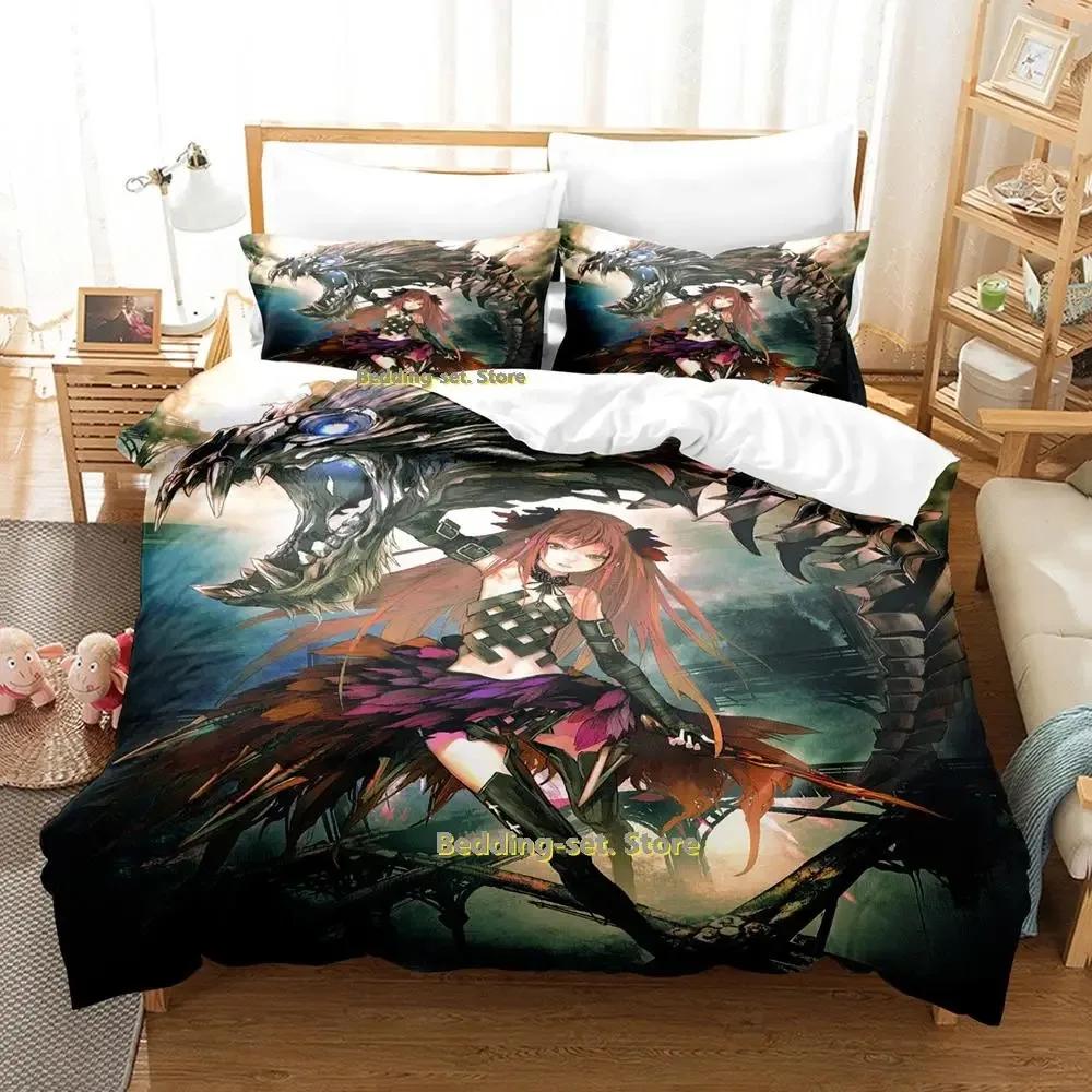 Neues Spiel Lord Of Vermillion Bettwäsche-Set Einzelbett Twin Full Queen King Size Bettset Erwachsener Kind Schlafzimmer Bettdecken-Sets Anime Bett