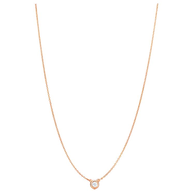 TIFFANY & CO . Elsa Peretti 18K Gold Diamond Necklaces Women's 60017924