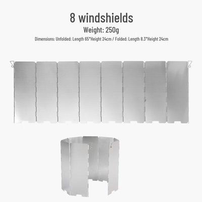 Tragbarer Outdoor-Kocher Windschutz