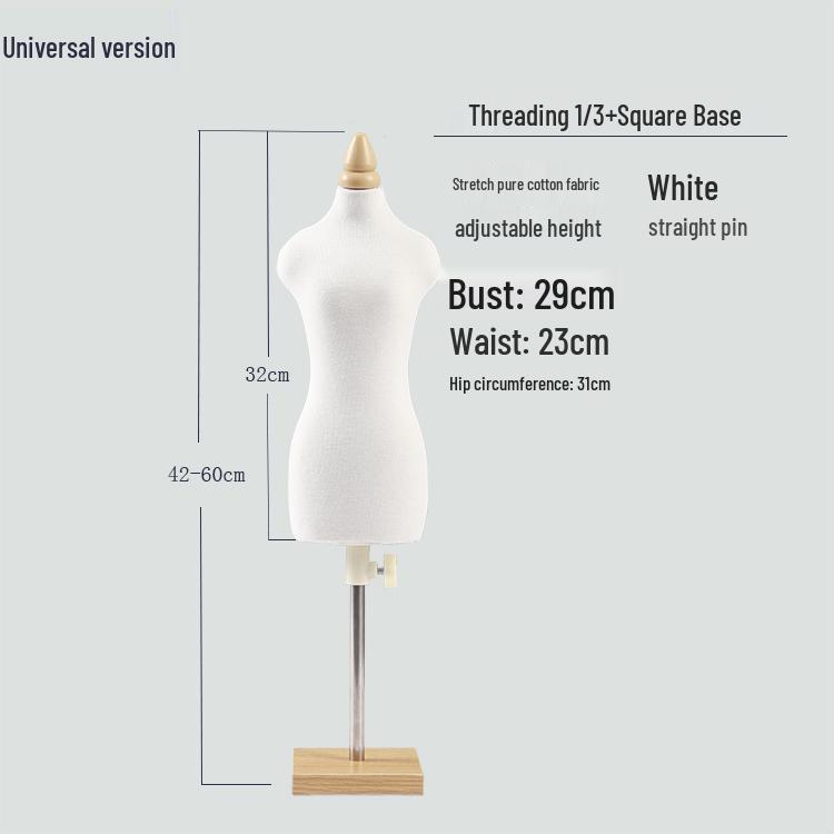 Mini Female Draping Mannequin for Student Tailoring