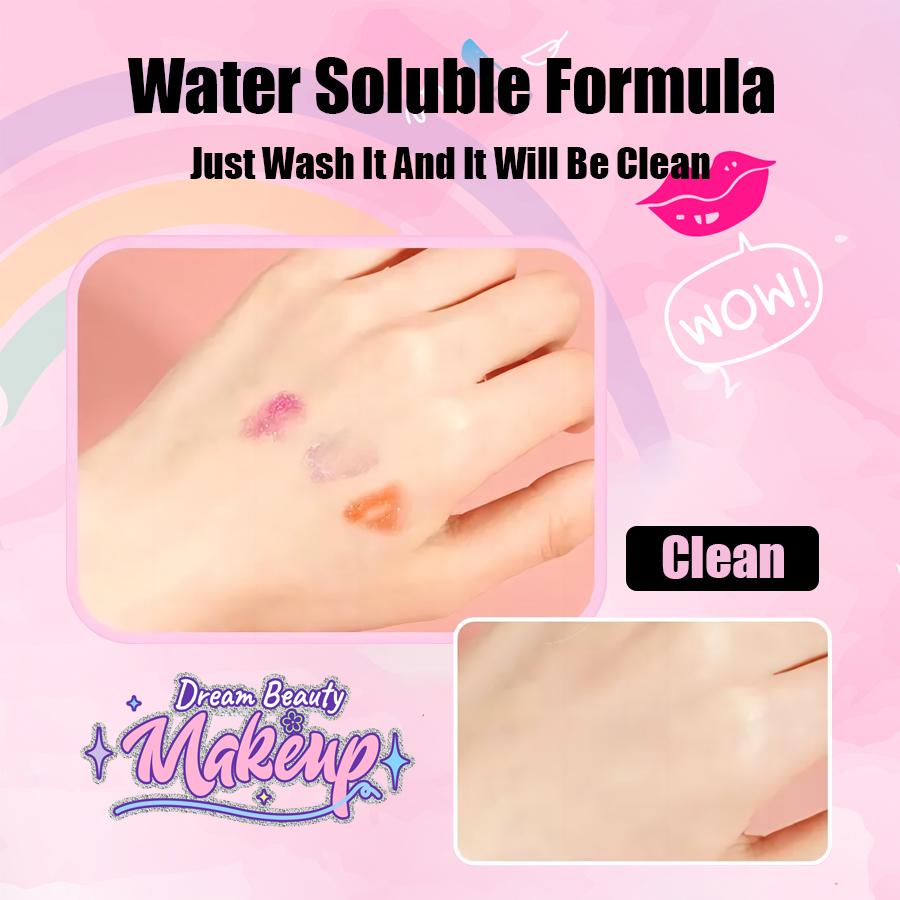 Children'S Beauty Toys, Makeup Bags, Girls, Suitcases, Princesses, Washable, Pretend To Play With Makeup Sets