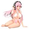 Super Sonico Figure Noodle Stopper Figure Super Sonico White Bikini Ver. Figure Official Merchandise