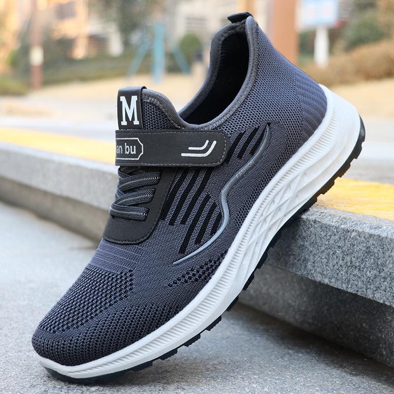 Foreign trade men's shoes shoes men's spring shoes men's casual shoes breathable couple fly-woven sports shoes
