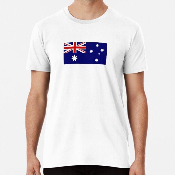Australian Flag Premium T-Shirt S To 5XL Made In the AU/USA T-Shirt