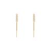 Girl’s Shining Zircon Wheat Tassel Hanging Long Gold Color Drop Earrings 2026 New Design Jewelry For Women's Trendy Accessories